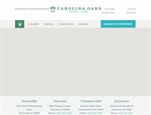Tablet Screenshot of carolina-oaks.com